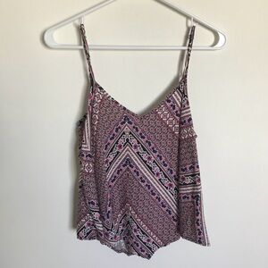 Cropped Spaghetti Strap Tank Top
